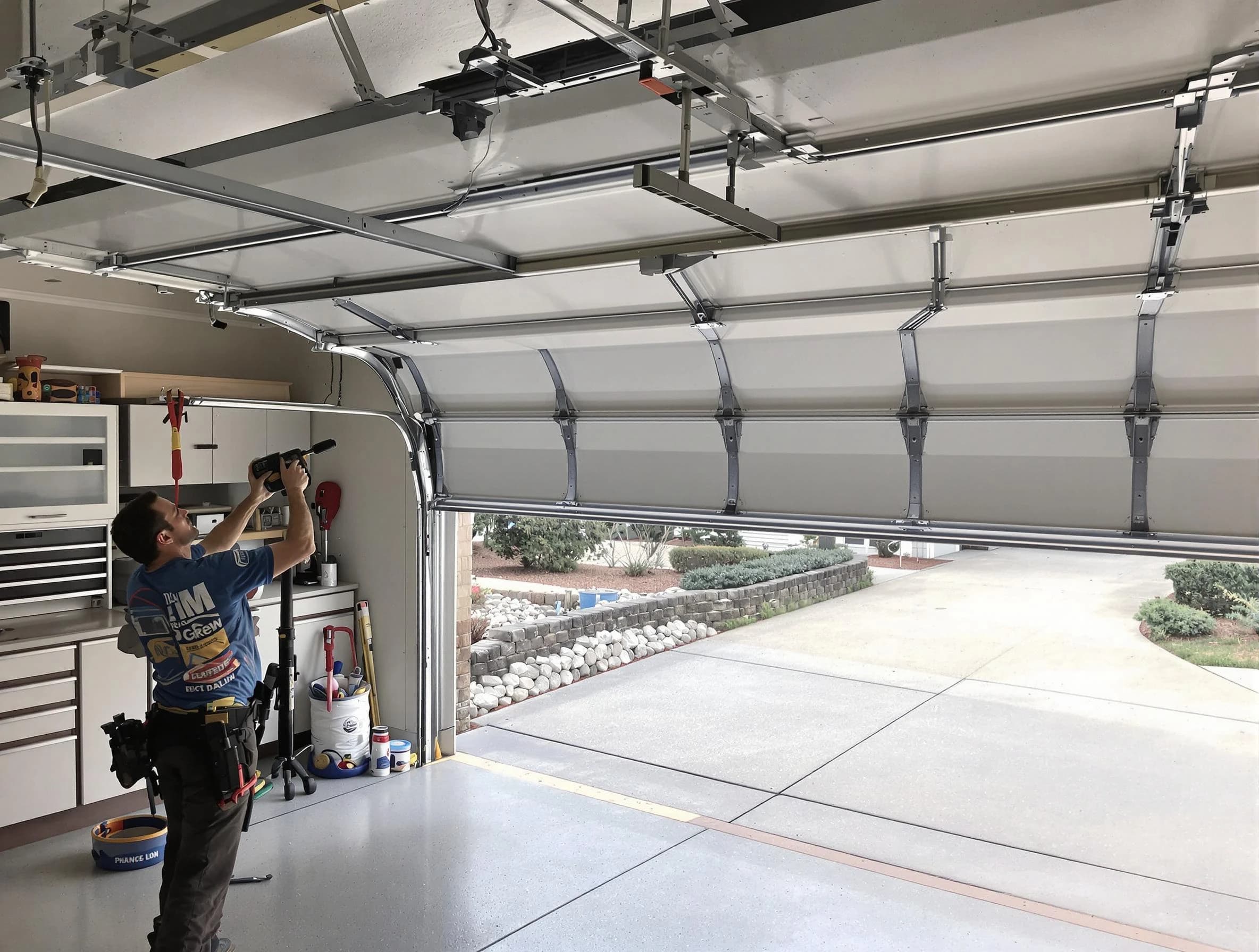 Garage door track repair service by South Salt Lake Garage Door Repair in South Salt Lake