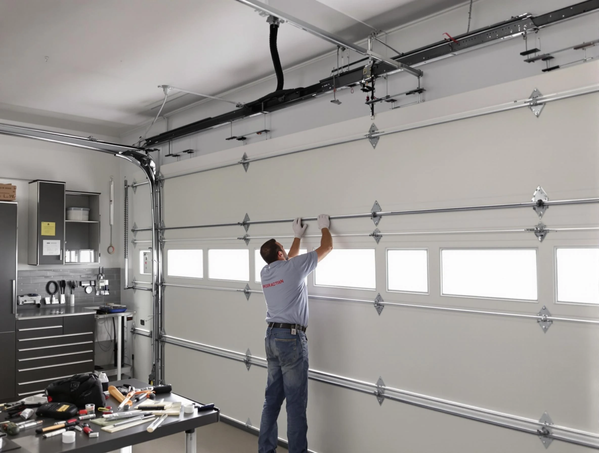 Garage Door Track Repair in South Salt Lake