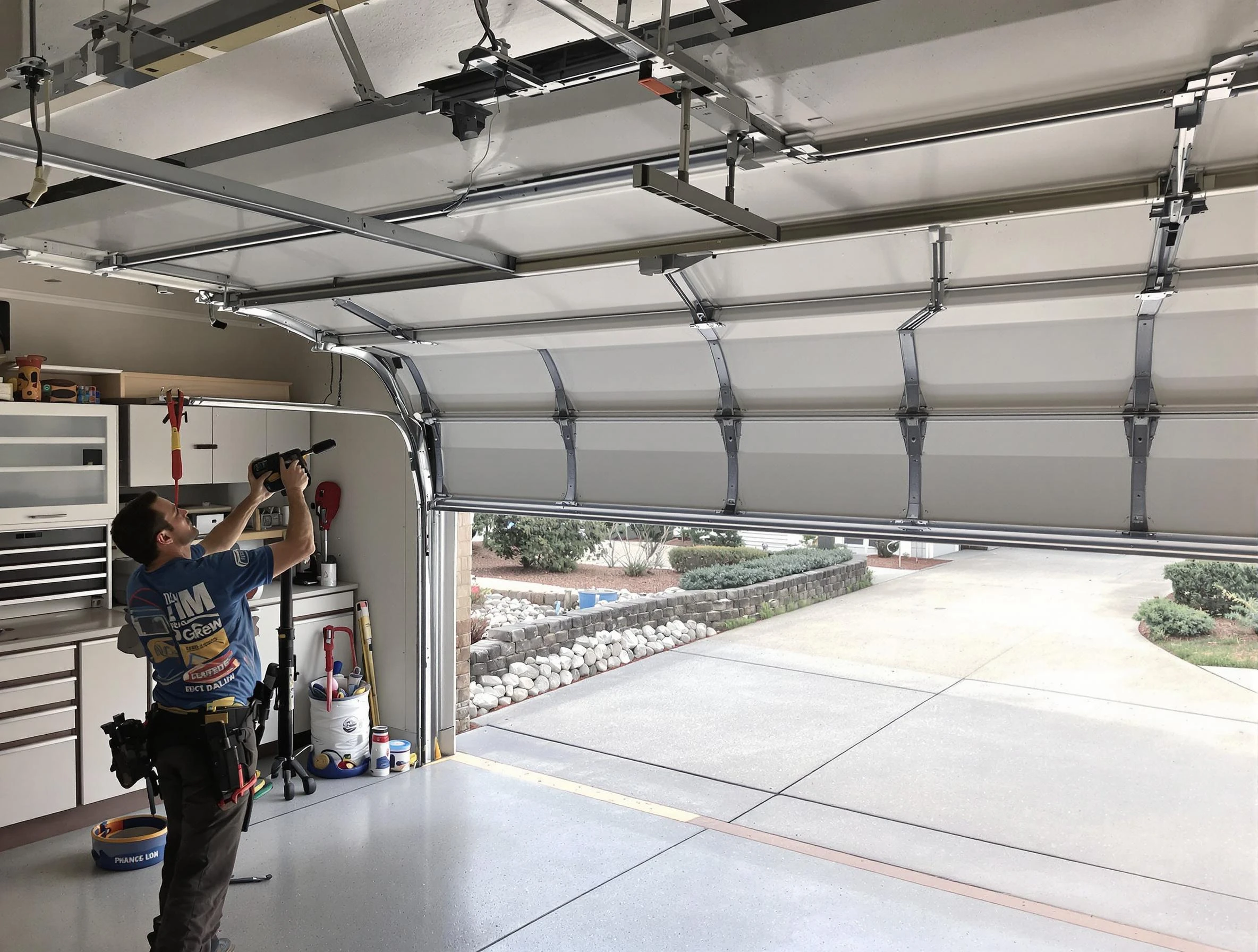 Garage door track repair service by South Salt Lake Garage Door Repair in South Salt Lake
